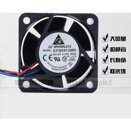 For Delta EFB0412HHD -R00 4020 4CM 12V 0.15A For Huawei 3600 5600 H3C server cooling fans axial