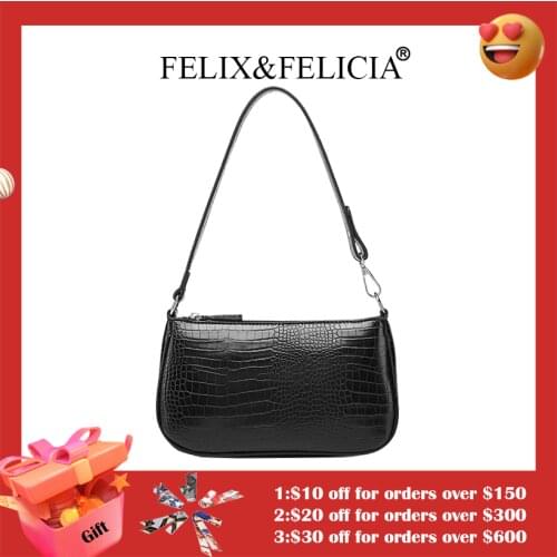 FELIX&FELICIA Factory Brand Leather Shoulder Bags Women 2021 High Quality Fashion Designer Luxury Handbag Ladies Top-Handle Bag