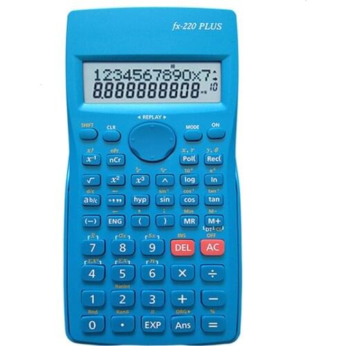 FX-220PLUS Junior High School Pupils Exam Science Math Calculator Function Computer Two-line Display