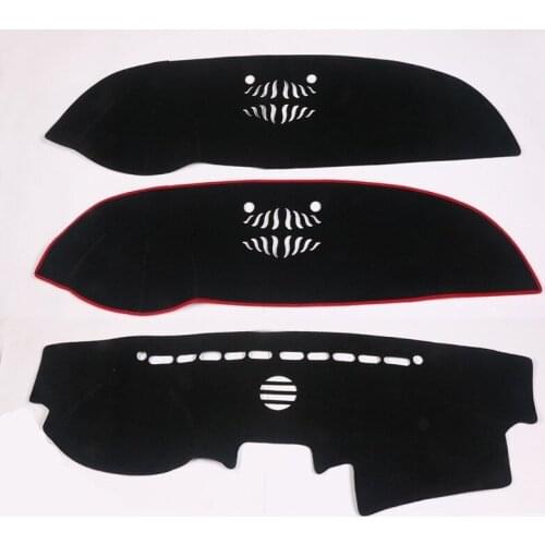 Black Car Dashboard Mat Avoid Light Safety Drive Anti-glare Mat Protection Cover for Kia Sorento L 2013 2014 2015 2016 2017