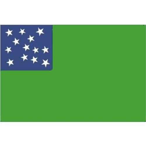 Creative United States Historic Vermont Green Mountain Boys Flag Car Sticker Decal Waterproof and Scratch-proof Vinyl Decal