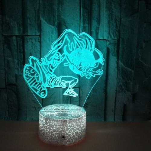 Creative 3d Colorful Night Light Button Basketball Touch Remote Control Night Lamp Visual Play Small Table Lamp