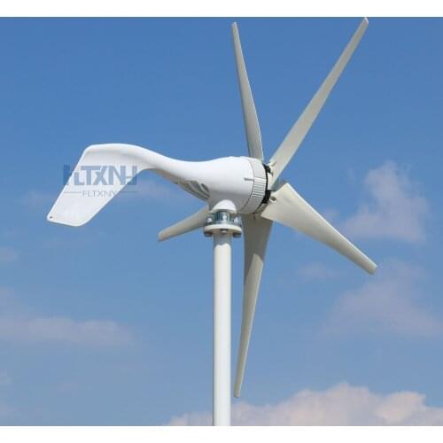 400W 12V 24V Home Small Wind Turbines Generator 3 Phase AC Horizontal Windmill for Streetlight