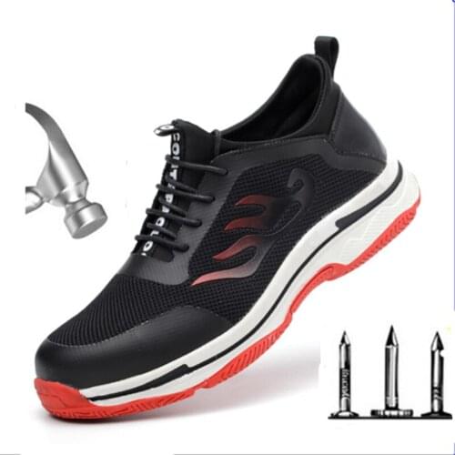 2019 Multi-style Steel Toe Cap Work Mens Safety Shoes Breathable Warm Snow Boots Men Retro Fashion Air Mesh Men Work Shoes