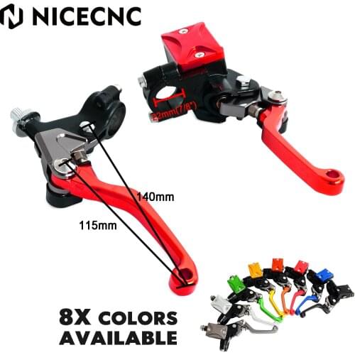 NICECNC 22mm 7/8"Hydraulic Brake & Cable Clutch Lever Set Assembly For Honda CRF 125R 150R 125R 250R 450R 250X 450X 230F 250L