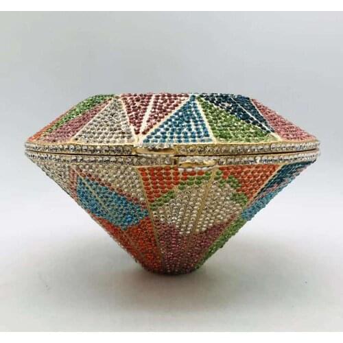 New Collection Wedding High-End Crystal Evening Bags Clutches bags For Women Party Elegant Hand-made Female Evening Clutch Bag