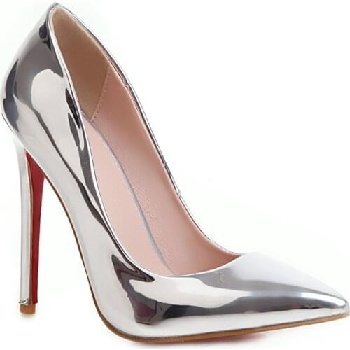 19 years spring new sexy stilettos ultra-high with 33-48 super shallow pointed mouth small yards single shoes