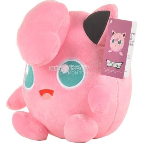 Genuine Elf Pokemon Plush Toy Soft Stuffed Doll Pocket Monsters Doll Jigglypuff Boys Girls Christmas Gifts