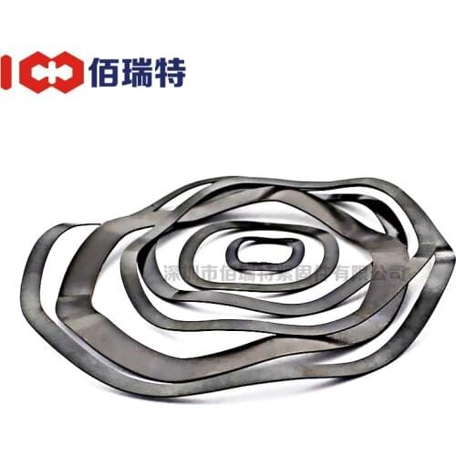 Spring steel 65Mn peak washer wave-shaped washer squiggle elastic washer M3-M40 20PCS