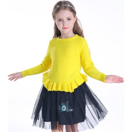 Girls sweater han brand fashion sweater good quality 3-14 years old