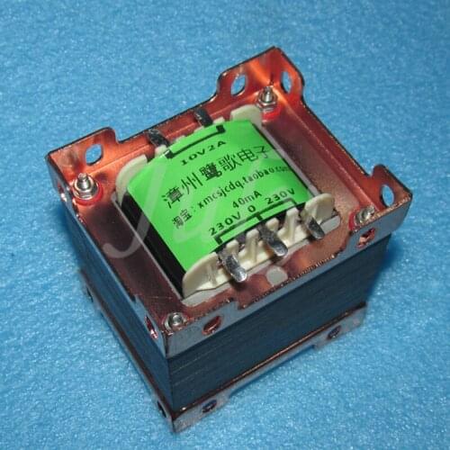 Z9 iron core EI 66 x 40 39W 220V power transformer for tube amplifier, 230V~0~230V 40mA high voltage output