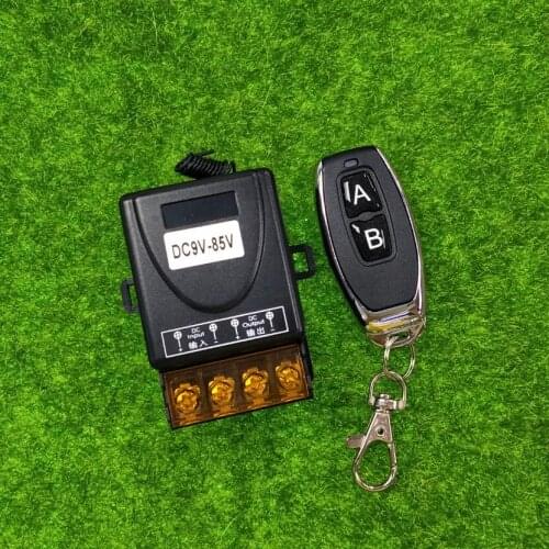 DC9V 12V 24V 36V 48V 85V 30A relay Universal 1 CH RF Wireless radio Remote Control Receiver Transmitter 433mhz