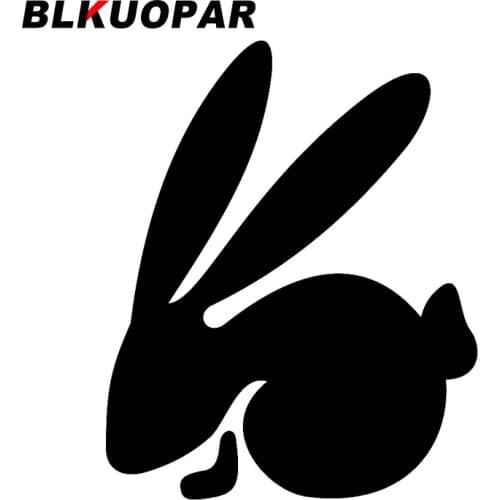 BLKUOPAR for Rabbit Icon Decals Vinyl Car Stickers Campervan Waterproof JTR Refrigerator Sunscreen Suitcase Funny Decoration