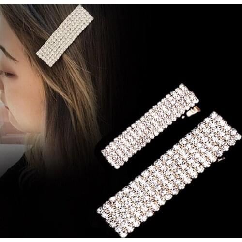 4 Style Korean Fashion Simulated Pearl Hair Clip Women Gilrs Wedding Hair Accessories Crystal Hair Pins Hair Jewelry