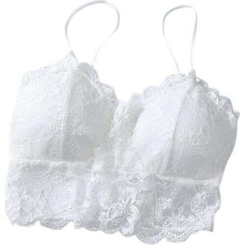 Womens lingerie tops wraps comfortably skin-friendly with a chest pad and ladies Outer underwear топик женский U