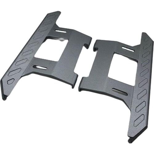 2pc Metal Side Pedal Car Pedal Plates for 1/10 Axial SCX10 90046 90047 Wrangler RC Crawler Car Accessories