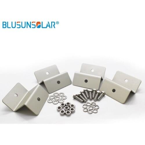 50 sets/lot Solar Aluminum Bracket High performance Solar Mounting Racks for PV Panel Roof Mount ZJ0216