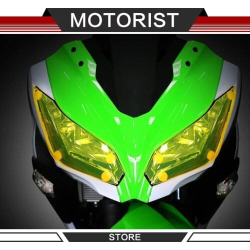 Motorcycle ABS accessories front headlight cover screen headlight lens for kawasaki Versys650 Versys1000 versys 650 versys 1000