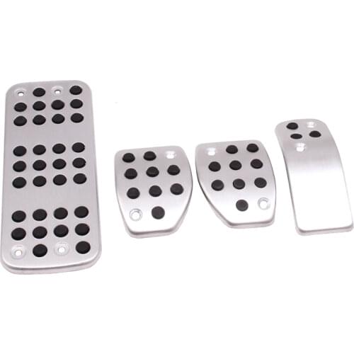 Accessories For Peugeot 206 206CC 2005-2009 Fuel Brake Foot Rest AT MT pedals Plate Accelerator brake pedal Pads