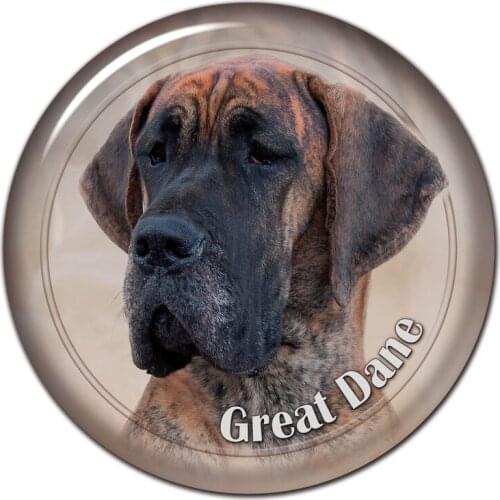 B0883# 13CM/17CM Self-Adhesive Decal Great Dane Dog V3 Car Sticker Decors on Bumper Rear Window Laptop