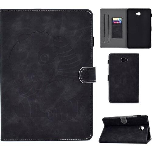 For Funda Tablet Samsung Galaxy Tab A 6 A6 10 1 2016 Case Embossed Leather Case for Samsung Galaxy Tab A6 SM T580 T585 SM-T580