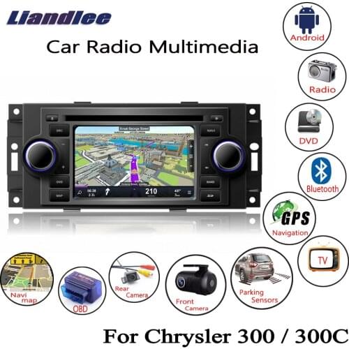 For Chrysler 300 / 300C 2005-2007 Android Car Radio CD DVD Player GPS Navigation Maps Camera OBD TV Screen