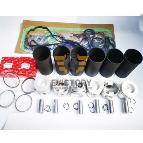 For TRUCK HINO EH700 EH700-T EH700T rebuild kit piston ring cylinder liner gasket bearing set