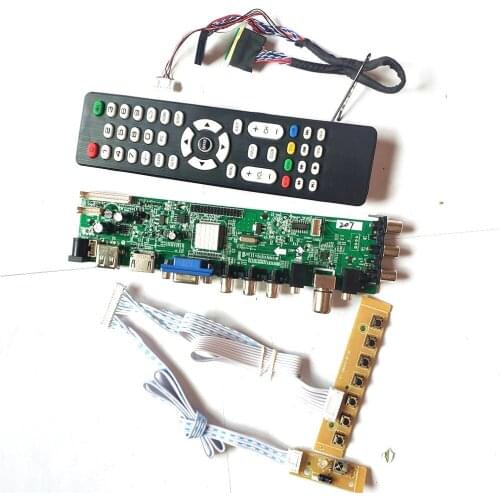 For LTN140AT20-L02/L01/P02/S01/V01 DVB LVDS 40PIN 1366*768 HDMI-Compatible VGA AV TV 3663 universal LCD Controller board