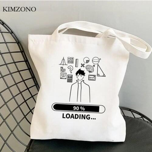 Haikyuu shopping bag tote cotton grocery bolso bolsa handbag bag fabric sac cabas boodschappentas string sac toile