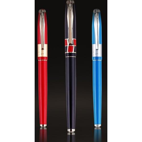 Picasso 923 Classic BRAQUE Fountain Pen Iridium Fine Nib Lucky Three Color Great Office Home School Writing Pens