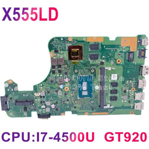 KEFU For ASUS W519L X555L A555L X555LD X555LP R556L R557L FL5900L X555LJ X555LN Motherboard 4G I5-5200U GT920M Tested 100% work