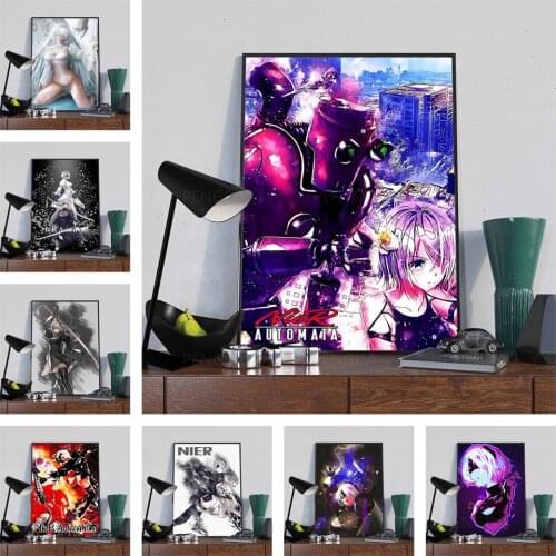 Modular Pictures Japanese Anime Canvas Hd Prints Nier Automata Painting Wall Art Posters Home Living Room Decoration No Frame