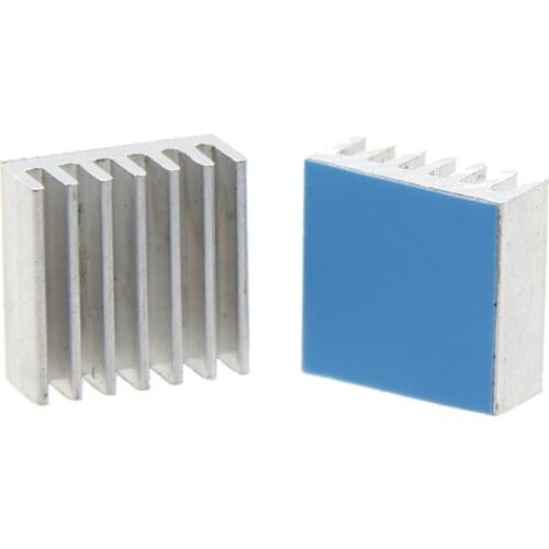 Raspberry pi 3 B+ Heatsink Heat Sink 2Pcs Aluminum Alloy Heat Sink for Raspberry pi 3 model B+ / 3B / 2B / B+ / A / Zero W