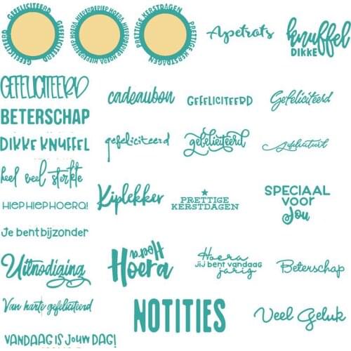 Mixed Dutch DIY Cutting Dies Card Album Making Scrapbooking Templates Stencil Embossing Crafts Decor New Dies For 2019