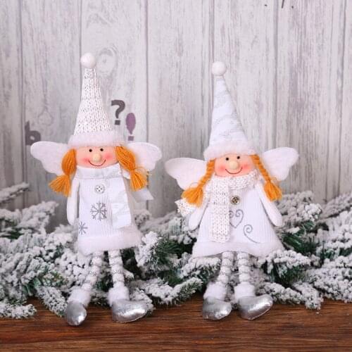 Christmas Table Decoration Supplies Red Wine Champagne Bottle Bag Angel Wine Set Home Dressing Arrangement Supplies