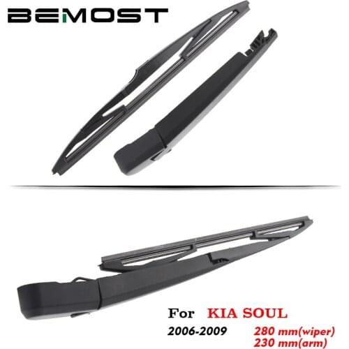 BEMOST Auto Car Rear Windscreen Winshield Wiper Blade Arm Soft Natural Rubber For Kia Soul 280mm Hatchback 2006 2007 2008 2009