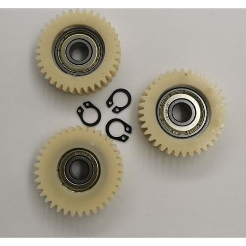 36T 1M Electric Bicycle Gear Nylon Plastic Gear Accessories 36 Tooth 608Z Bearing OD=38mm Thick =12mm