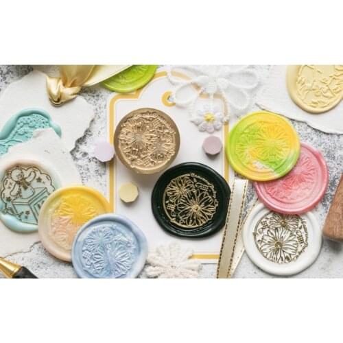 Wax Seal flower Stamp crystal Classic Sealing Wax Seal Stamp Decorative cat rose Animal Wedding Invitation Antique Stamp gifts