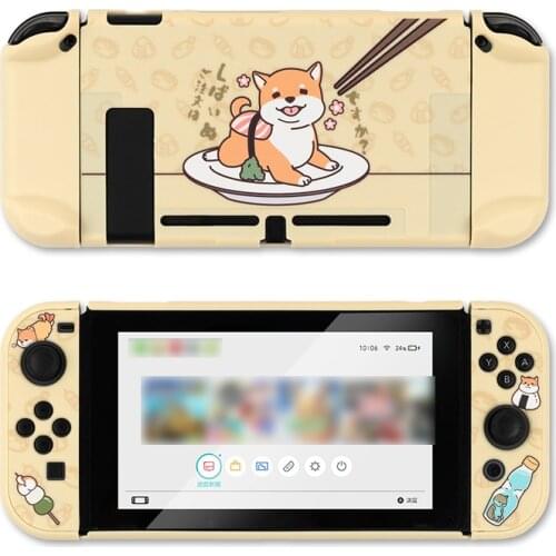 Protection Case for Nintendo Switch Lite Case Shell Cute Shiba Inu Sea Otter Hard Cover Back Grip Shell For Nintendo Switch Case