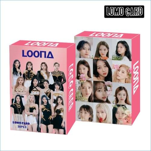 30pcs/set Kpop LOONA Lomo Cards high quality HD Photo album Cards