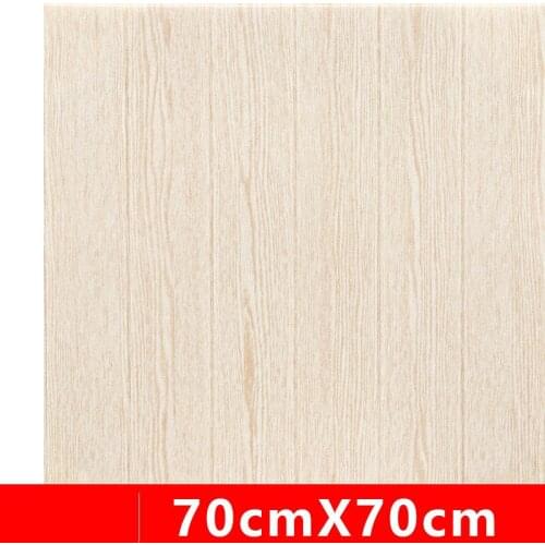 3D wallpaper high-end self-adhesive wood grain wall stickers soft pack children and living room wall decoration waterproof foam