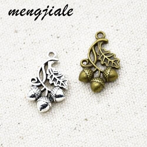 5pcs Vintage Alloy Metal Pinecone Pine Cone Acorn Charms For Jewelry Making Finding Accessories Wholesale