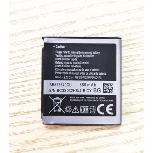 AZK Repalcement AB533640CC AB533640CU Battery for Samsung S3600C GT-S3600i S6888 S3710 S3930C S3601 S3601C S5520 S569 880mAh
