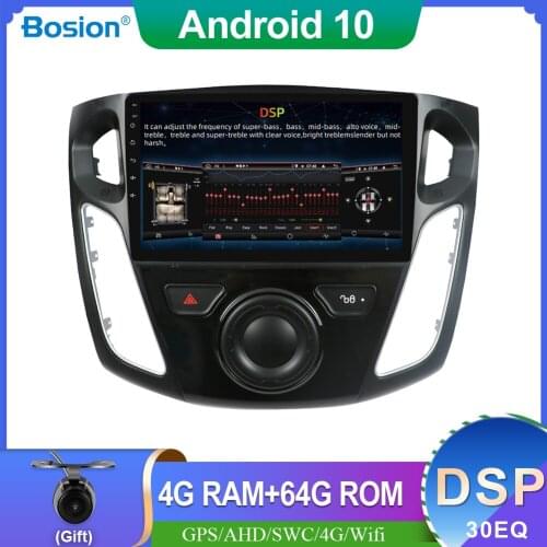 PX6 With Digital DSP 1 Din Android 10 Car Radio For Ford Focus 2012-2017 Car Multimedia Player Video GPS USB Carplay Camera FM