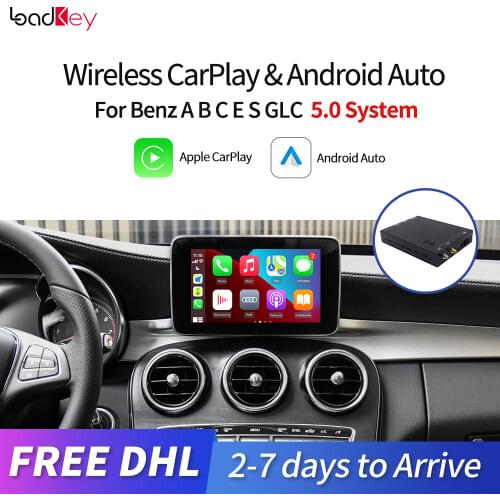 Loadkey & Carlinkit Decoder Android Auto Wireless CarPlay For Mercedes BENZ A B C E S Class NGT 5.0 System AirPlay Map Music Kit