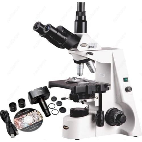 Infinity Compound Microscope--AmScope Supplies 40X-2500X Infinity Compound Microscope + 10MP Camera Win7 & Mac OS
