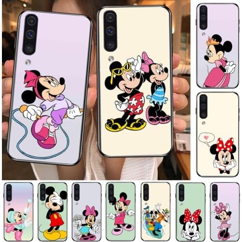 Minnie Mouse Phone Phone cover hull For SamSung Galaxy S8 S9 S10E S20 S21 S5 S30 Plus S20 fe 5G Lite Ultra black soft case