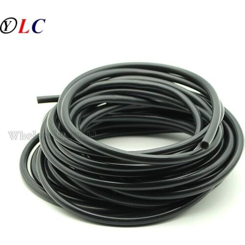 Black 1*2*3*4*5*6*7*8*9*10*11*12mm Food Grade Silicone Tube Pipe Water Pipe for Food Products Toy catheter Medical catheter