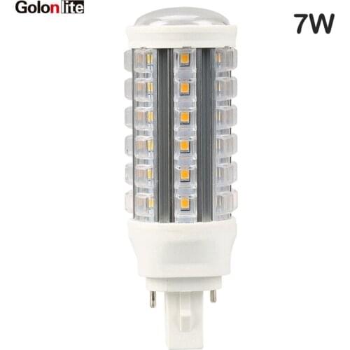 Golonlite LED Plug light PLC lamp 360 degree LED corn bulb 11W 9W 7W 5W G24d G24q E27 100-277VAC high quality factory price CE