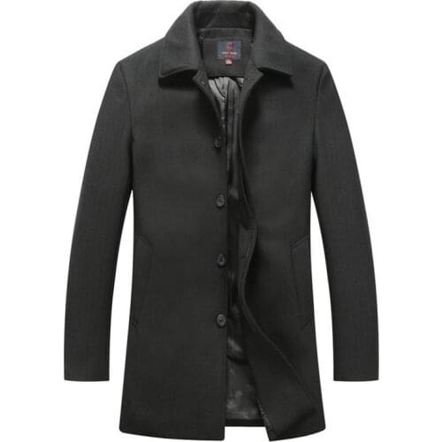 I Fuyou Mens Long Coats